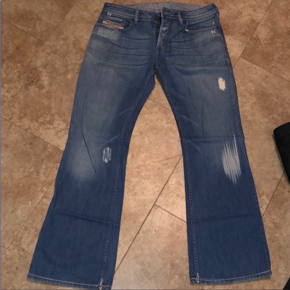 Diesel Distressed Men’s Jeans